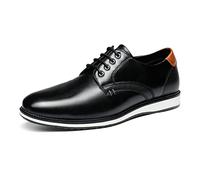 Bruno Marc Chaussures Hommes Robe Costume Oxford Derby Chaussures ? Lacets pour Mariage Travail F?Te Noir SBOX2225M-E Taglia 44 (EUR)