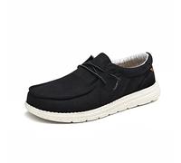 Bruno Marc Mocassini da Donna Mocassini Slip-on Scarpe Classiche Casual Morbide e Confortevoli,Size 38.5,Nero,SBLS225W