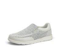 Bruno Marc Mocassini da Uomo Eleganti Resistenti Scarpe Casual Slip-on Mocassini da Uomo,Size 44.5,Grigio Chiaro,BMUMLS2520