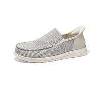 Bruno Marc Mocassini Uomo Slip-on Step in Scarpe Casual per Uomo Mani Libere,Size 42,Grigio Chiaro,BMUMLS2519