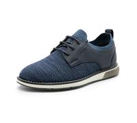 Bruno Marc Scarpe Basse con Lacci per Ragazzi, Traspiranti, in Tessuto a Maglia Oxford, per Feste di Nozze,Size 26.5,Marina Militare,SBOX2403K