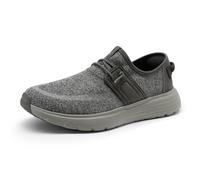 Bruno Marc Scarpe Casual Slip-on da Uomo Mocassini da Uomo in Maglia Comode Scarpe Leggere,Size 47,Grigio,BMUMLS2510