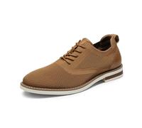 Bruno Marc Scarpe Eleganti Oxford Uomo in Pelle Stringate Derby Basse Oxford Vintage Elegante,Size 43,Marrone,SBOX2320M-E