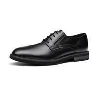 Bruno Marc Scarpe Oxford Uomo in Pelle Stringate Derby Basse Oxford Vintage Elegante,Size 44,Nero,BMEMOX2502