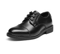 Bruno Marc Scarpe Stringate per Ragazzi Scarpe Eleganti Oxford Classiche Derby Formali per Ragazzo Sposalizio Partito,Size 28.5,Nero,SBOX211K