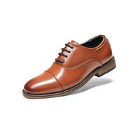 Bruno Marc Scarpe Stringate Scarpe Eleganti da Ragazzo Scarpe da Sposa Derby Oxford,Size 31,Marrone,SBOX2328K-E