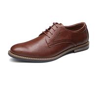 Bruno Marc Scarpe Uomo Eleganti Oxford Uomo Stringate Derby Basse Oxford Vintage Matrimonio da Lavoro per Feste,Size 41.5,Marrone,SBOX221M