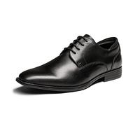 Bruno Marc Scarpe Uomo Eleganti Oxford Uomo Stringate Derby Basse Oxford Vintage Matrimonio da Lavoro per Feste ,Size 43.5,Nero,SBOX221M