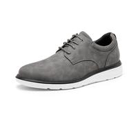 Bruno Marc Scarpe Uomo Eleganti Scarpe Casual Stringate Scarpe Sportive da Lavoro Classiche Moderne Scarpe Uomo,Size 43.5,Grigio,SBOX2411M