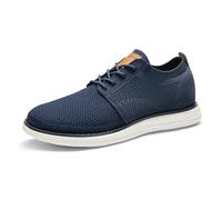 Bruno Marc Sneaker Oxford Uomo Traspirante, Memory Foam,Blu/Scuro,48