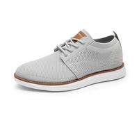 Bruno Marc Sneaker Oxford Uomo Traspirante, Memory Foam,Grigio,46