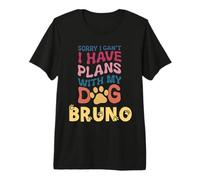 Bruno - Nome del Cane Bruno, Idea Regalo Personalizzabile Maglietta Premium