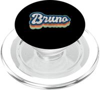 Bruno Nome Ragazzo Stile Vintage anni '70 Anni '80 Personalizzato PopSockets PopGrip per MagSafe