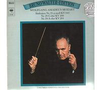 Bruno Walter, Columbia Sinf Orch - Wolfgang Amadeus Mozart , Bruno Walter , Columbia Symphony Orchestra - Sinfonien Nr. 25 G-Moll KV 183, Nr. 28 C-Dur KV 200, Nr. 29 A-Dur KV 201 - CBS - 61 720