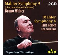 Bruno Walter/Fritz Reiner Mahler: Symphony 9 (+interview) Symphony 4 (CD)