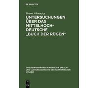 Bruno Wiesotzky Untersuchungen über das mittelhochdeutsche "B (Copertina rigida)