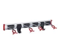 Bruns 60457 Barra di supporto 4 Supporti e 2 ganci 0.5 m