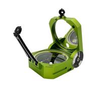 Brunton GEO Pocket Transit, verde - Bussola geologa professionale con clinometro per colpo e immersione, ago smorzato a induzione e cuscinetto gioiello zaffiro, prodotta negli Stati Uniti