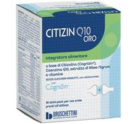 bruschettini srl Citizin q10 oro 30 stick-pack orosolubili da 3 g