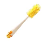 Brush Brush - Pennelli in silicone set per le navi | Long Mango Scoure per tapas, cannucce, slot di tetina e sacaleches | Strumento multifunzionale per la casa