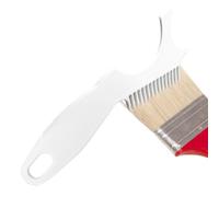 Brush Comb, Roller Cleaner, Heavy Duty Scraper Tool, Multifunctional Cleaning Accessory 9.33x3.46x0.24 Inch for Watercolor Brushes, Wall Paint Maintenance, Trim Work, Furniture Care, Station Dirt