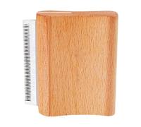 Brush for Shedding | Dog Grooming Brush | Handle Pet Grooming Rake, Wide Dog Grooming Brush Pet Undercoat Rake Dog Brush for Dematting Cat Grooming Brush Wooden Handle Dog Brush