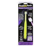 Brush My Teeth Spazzolino da denti per cani di piccola taglia, setole morbide e flessibili per una spazzolatura sicura e delicata, multicolore