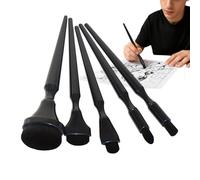 Brush Set: The Charcoal Blending Brushes Include Five Brush Types For Techniques Like Flat Painting, Rubbing, And Outlining, Enabling Artists To Adapt Seamlessly To Sketchbooks, Canvases, Or Portable