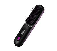 Brush Straightener For Women - ABS Ceramic, 20x4.5x3cm Hair Straightening Comb Fast Heating | Anti-Scald Ionic Styling Tool, Portable Hair Brush For Home Use, Travel, Vacation, Morning Styling