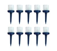 Brush Tees Golf - 10Piece Golf Ball Base Brush | Unbreakable Training Tool