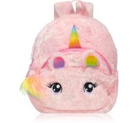 BrushArt KIDS Fluffy unicorn backpack Small zaino per bambini Pink (20 x 23 cm) 1 pz
