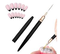 Brushes - Nail Liner Brush | Nail Brushes for | Easy Hold Liner for Nails | Thin Design Detail Brush | Nail Dotting Drawing Tool for Long Lines, Thin Details, Fine Drawing