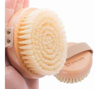Brushing Body Brush Premium Wood Wet and Dry Body Brush for Easy to Carry Body Brush Soft esfoliati ed esfoliati Dead Skin Cells and Cellulite, Leaving Skin Soft and Radiant