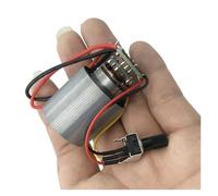 Brushless electronic starter 100000RPM High Speed CNC Aluminum Alloy Impeller Ducted Fan Stepless Speed Regulation NWPNLXEA(Silver DC 9V12V)