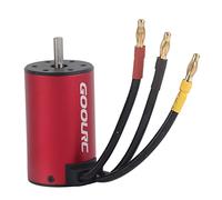 Brushless Motor 2600KV Waterproof Red Aluminum Alloy CNC Machined High Performance RC Car Motor for 1/8 1/10 Remote Control Vehicles