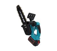 Brushless Motor - Sega a catena al litio da 10 pollici, con 1 batteria al litio 18650 per tagliare il legno, per tagliare rami
