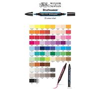 BRUSHMARKER PANTONI WINSOR&NEWTON LETRASET TRIA FLEXMARKER PENNARELLO DOPPIA PUNTA TWIN TIP (PENNARELLI PUNTA SCALPELLO + PUNTA A PENNELLO) MANGA DESIGN ILLUSTRAZIONI PROMARKER FUMETTI O427 - CINNAMON