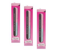 Brushworks Brushworks 6 Sided Nail File - Shape & Shine (Confezione da 3)