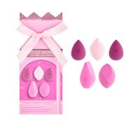 Brushworks Complete Complexion Sponge Set - Variety Makeup Sponge Set, For Cream & Liquid Foundation, Contour, Blush, Base Makeup, Powder, Soft, Blend & Buff, Multi-Purpose 5 Piece Set