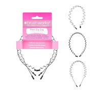 Brushworks Fasce flessibili a zig zag, confezione da 3