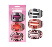 Brushworks Flat Claw Clip Set, Designed for All-Day Comfort with a Secure Grip, Flat Shape for Easy Lounging & Driving, Perfect for Updos,Vegan & Cruelty-Free