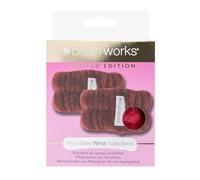 Brushworks Limited Edition Microfibre Wrist Wash Bands (Red)