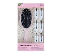 Brushworks Luxury Pink Hair Styling Set