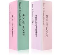 Brushworks Pastel Buffing Blocks blocco lucidante quadrangolare per unghie