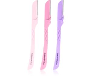 Brushworks Precision Eyebrow Razors Mixed rasoio per sopracciglia