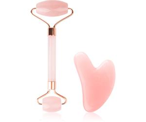 Brushworks Resin Rose Roller & Gua Sha kit per la cura del viso
