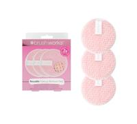 Brushworks Riutilizzabili Hd Struccante Pad 3-Pezzi - 70 g