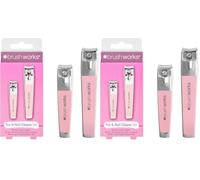 Brushworks Set Tagliaunghie e Dita dei Piedi - 70 g (Confezione da 2)
