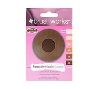 Brushworks Silicone Nipple Covers Shade 6.0 - Espresso