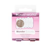 Brushworks Wonder Bobble Ealstico per Capelli a Spirale, Trasparente, Pacco da 6